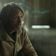 Mads Mikkelsen thinks at Daisy Ridley.